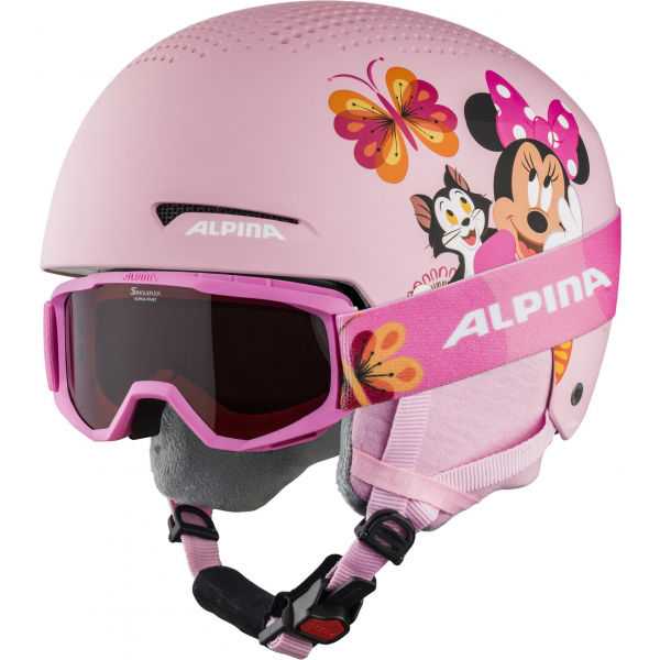 Alpina Sports ZUPO DISNEY SET Dětská lyžařská helma a brýle