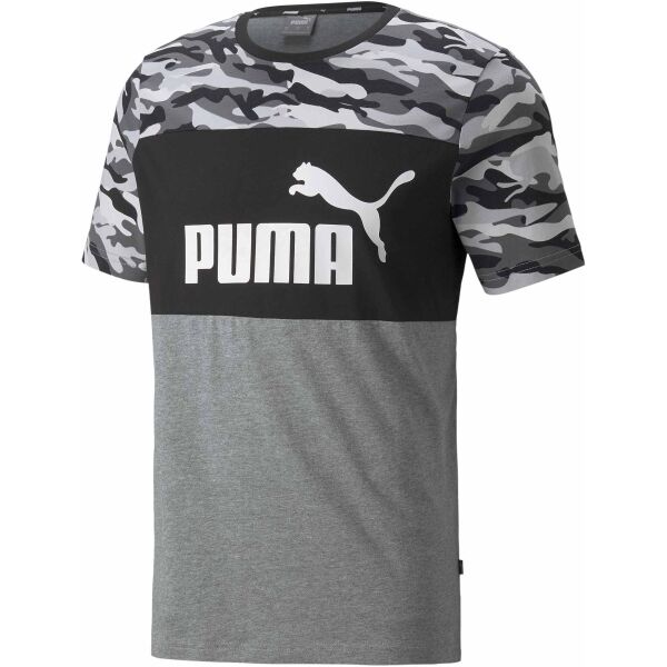 Puma ESS+ CAMO TEE Pánské triko