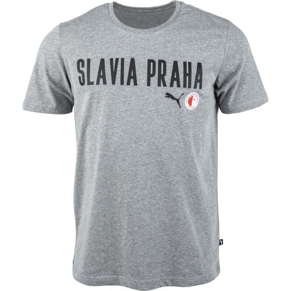 Puma Slavia Prague Graphic Tee DBLU Pánské triko
