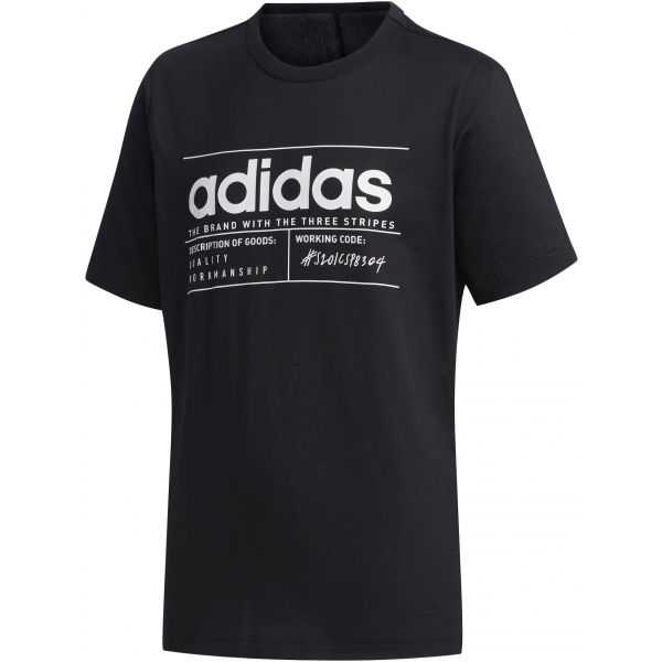 adidas YB BB T Chlapecké tričko