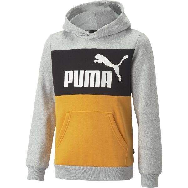 Puma ESS+COLORBLOCK HOODIE FL B Dětská mikina